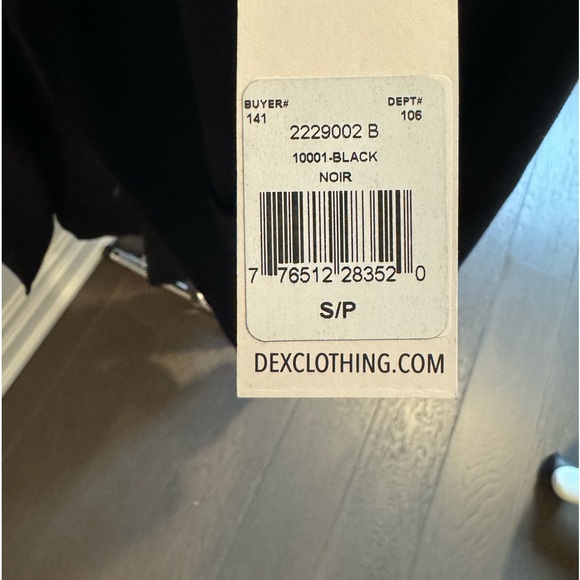 BNWT - Dex Long Black Duster with Pockets - Picture 2 of 2